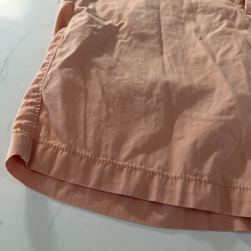Cremieux Salmon Dyed Flat Front Casual Cotton Chino Shorts Men's Size 33 - Picture 2 of 7